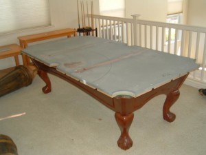 Proper pool table moving process in Pittsburgh Pennsylvania